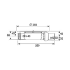 Сифон TECEdrainpoint S DN 50 3601400 - размеры