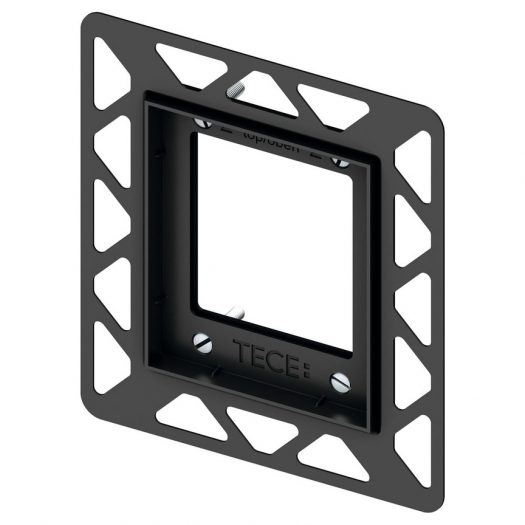 Рамка для монтажа панелей смыва TECEloop/TECEsquare вровень со стеной, чёрная