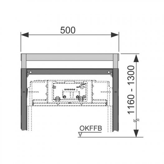 Размеры TECEprofil 9380002