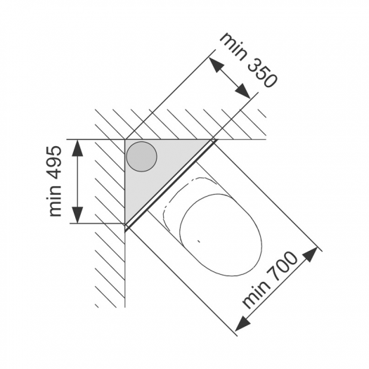 Размеры TECEprofil 9380003