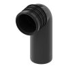 Отвод канализационный DN90/90, PE-HD 90° TECEprofil 9820315